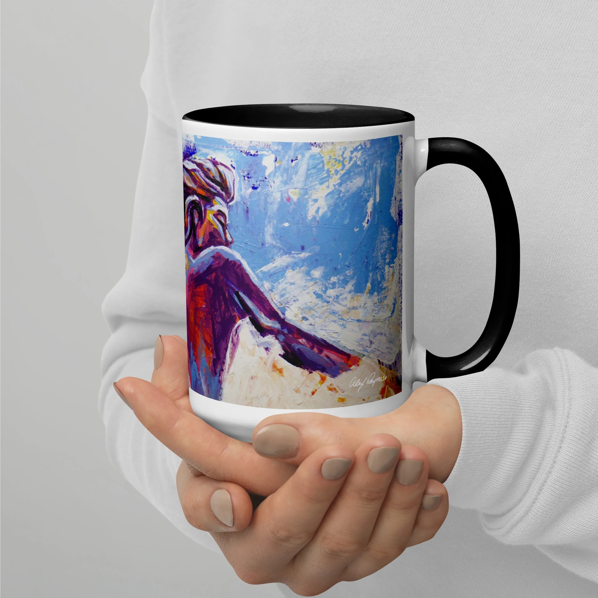 It's Her Life art mug lifestyle view